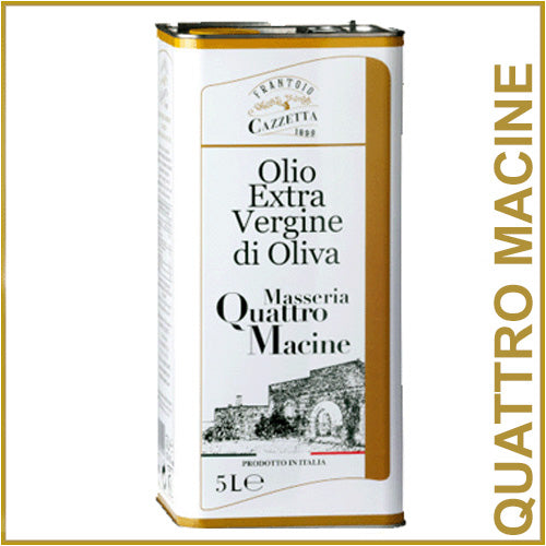 Huile d'olive extra vierge Quattro Macine Boîte de 3 500 ml